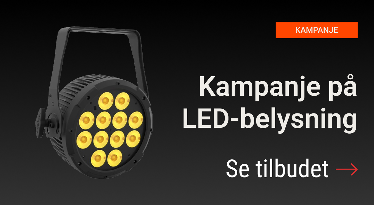 Kampanje statisk LED-belysning